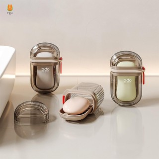 Hộp đựng xà phòng du lịch có nắp Đĩa xà phòng chống trượt chống thấm nước
 Phòng tắm tắm đi du lịch