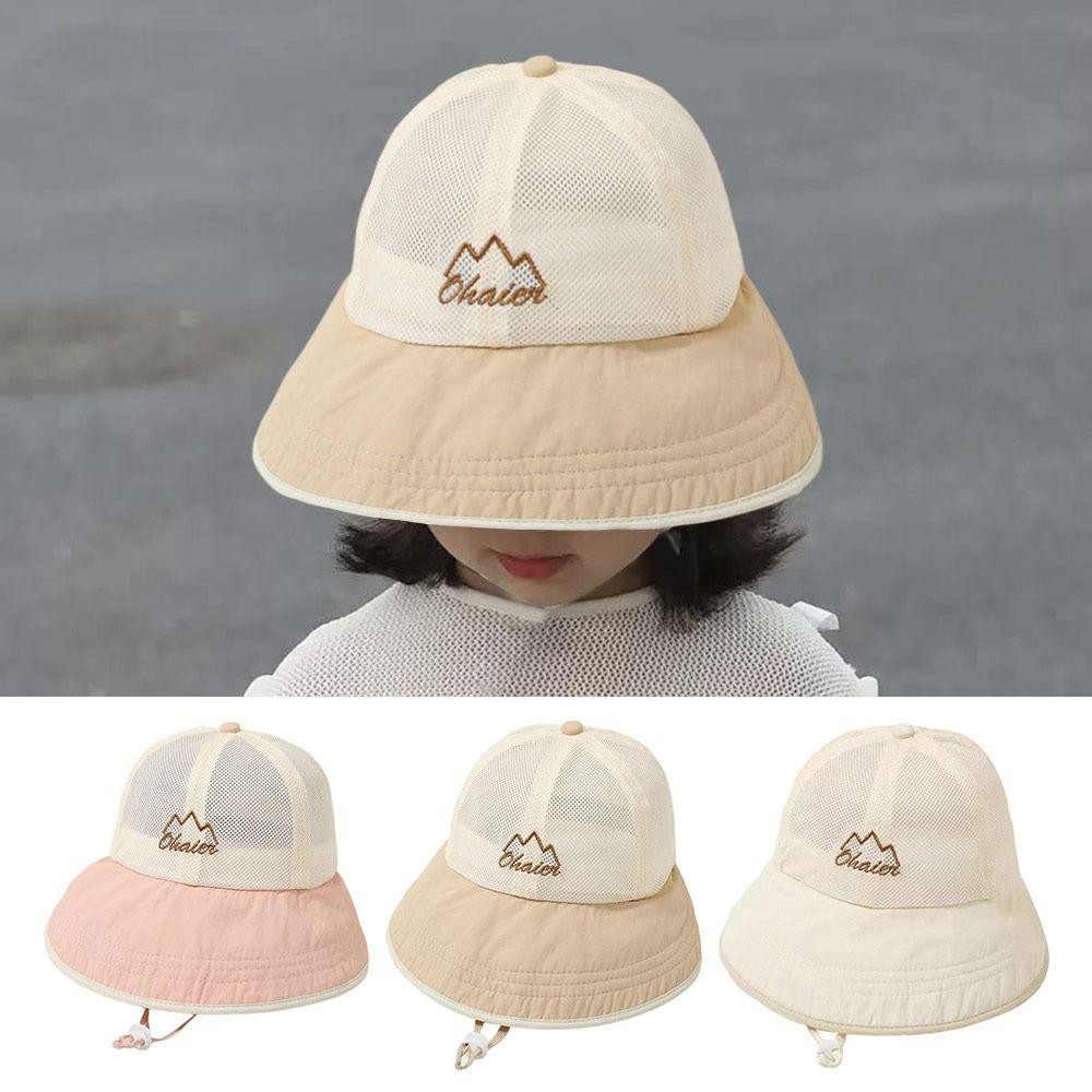 Mũ lưỡi vịt HOBBYIN, Mũ bóng chày lưới chống nắng cho bé, Mũ chống nắng thoáng khí có thể điều chỉnh Bé trai Bé gái