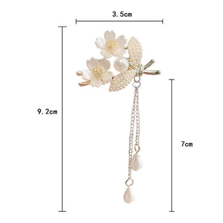 Ngọt Ngào Mori Phong Cách Lily Của Thung Lũng Kẹp Tóc Nhỏ Nữ Tinh Tế Tua Rua Siêu Cổ Tích Tính Khí Bên Nổ Kẹp Mỏ Vịt Kẹp Tóc