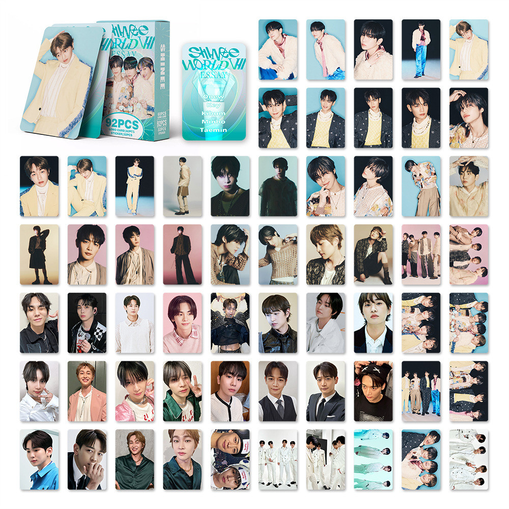92 Cái / hộp SHINee Poet I Album Nghệ Sĩ Lomo cards MAD CỨNG Dán SUPERSTAR Atlantis Đừng Gọi Tôi Photocards Onew Kim Jonghyun Key Minho Taemin Bưu Thiếp YM