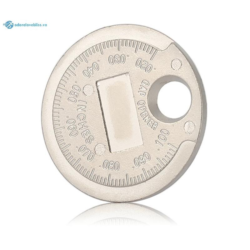 THÊM Đo lường Loại đồng xu 0,6-2,4mm Bugi Gage SparkPlug Công cụ đo BSS