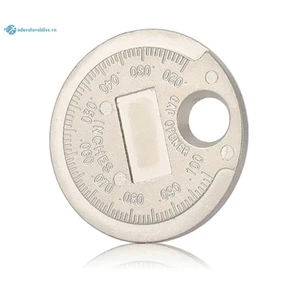 THÊM Đo lường Loại đồng xu 0,6-2,4mm Bugi Gage SparkPlug Công cụ đo BSS
