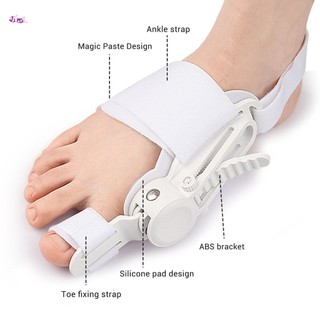 Máy duỗi ngón chân Bunion Corrector Thoải mái khi đeo Dụng cụ chăm sóc điều chỉnh chân
 Thích hợp để bảo vệ đêm ngày chân