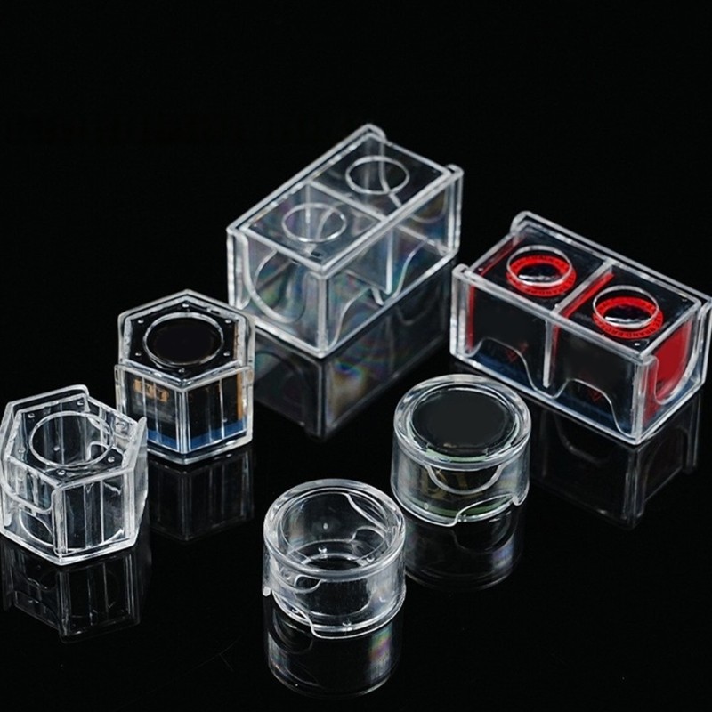 OXXGGKAO Acrylic Antifoouling Bida Phấn Hộp Đựng Phấn Bida Trong Suốt