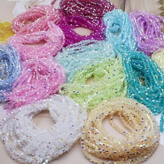 Nhiều màu sắc - 10 Chiếc Hạt Thủy Tinh Bicone Pha Lệ, 4mm, Dành Cho Đồ Trang Sức