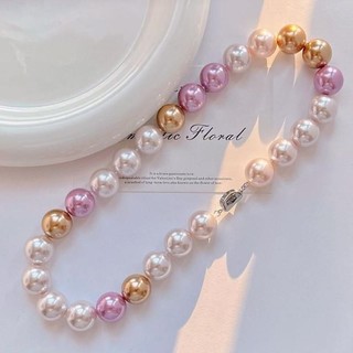 [ DAISYN ] N978 vòng cổ ngọc trai mặt hạt lớn mix màu , dây chuyền ngọc trai nhân tạo , chuỗi hạt ngọc
