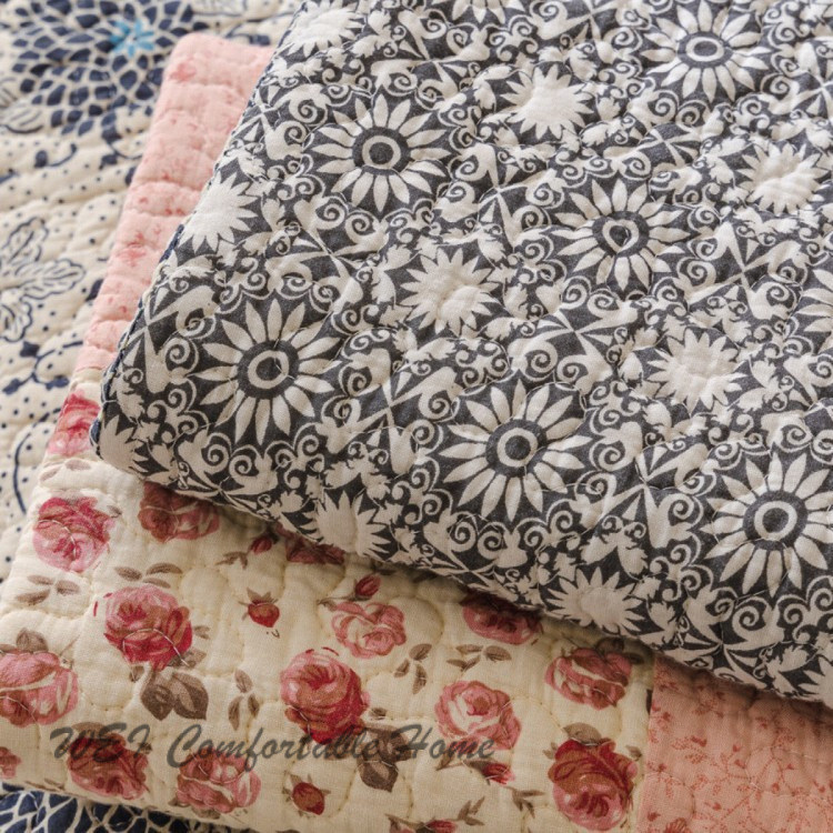 Đệm Sofa Cotton Chắp Vá Không Trượt, Bọc Sofa Chần Tay Chắp Vá, Đệm Ghế Sofa Mộc Mạc
