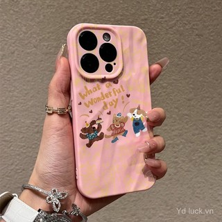 Ốp lưng thời trang hình chó con hoạt hình đơn giản cá tính tương thích với iPhone 16 Pro Max 14 Plus 13 12 Pro Max 11 XR 16 Pro 15 Plus 14 Pro 13 Pro Max 12 8 Plus, chống sốc
