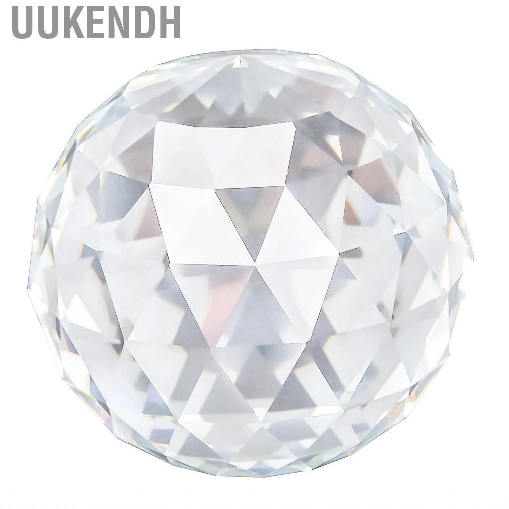 Uukendh Uukendh-vn Clear Cry Crystal Glass Ball 60/80mm mờ mặt hình cầu hình cầu hình cầu Suncatcher Trang trí khách sạn Trang trí phần cứng phần cứng (60mm/2.36in)