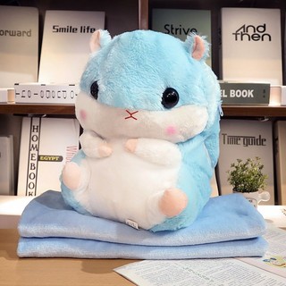 Gối Hamster Búp Bê Đệm Văn Phòng Ô Tô Gối Sinh Viên Ngủ Chăn Gối