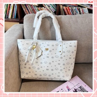 Túi xách nữ túi tote công sở thời trang kèm charm da móc gấu Liistore K275