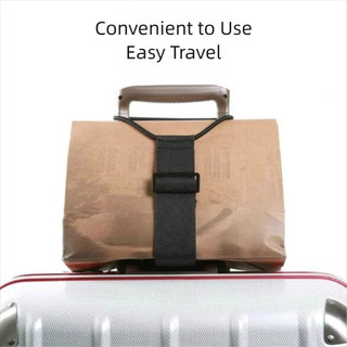 COZYNEST 1 / 2 Dây buộc hành lý, Dây đeo đàn hồi hành lý có thể điều chỉnh đa năng, Vali du lịch di động Dây đeo cố định Phụ kiện Luggag