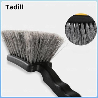 Bàn chải lốp ô tô Làm sạch lốp xe Tay cầm chống trượt Dụng cụ giặt chi tiết lốp ô tô