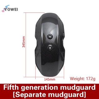YOWEI Chắn Bùn Xe Máy Sợi Carbon Kết Cấu Chắn Bùn Xe Điện Chắn Bùn Đa Năng Sợi Carbon VN