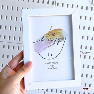 Khung Ảnh Để Bàn Gỗ 13x18 15x21 A4 A5 Basic Tone Trắng Decor Bàn Học Timo GQ61