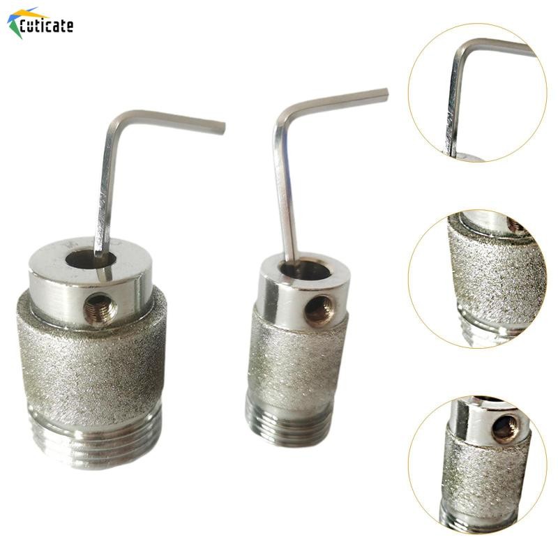 2x Máy Xay Thủy Tinh Bit Chắc Chắn Nhanh Mài Dụng Cụ Kính Màu Khoan Thủy Tinh