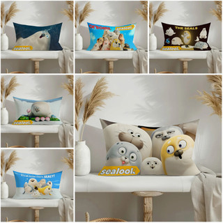 Sealook Vỏ gối Polyester in một mặt Vỏ gối hình chữ nhật Vỏ gối ô tô Trang trí nhà cửa (không có lõi)