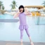 Bộ đồ bơi dài tay GC1 cho bé gái Bảo vệ tia cực tím thoải mái cho trẻ em cho hoạt động bể bơi và bãi biển GC1