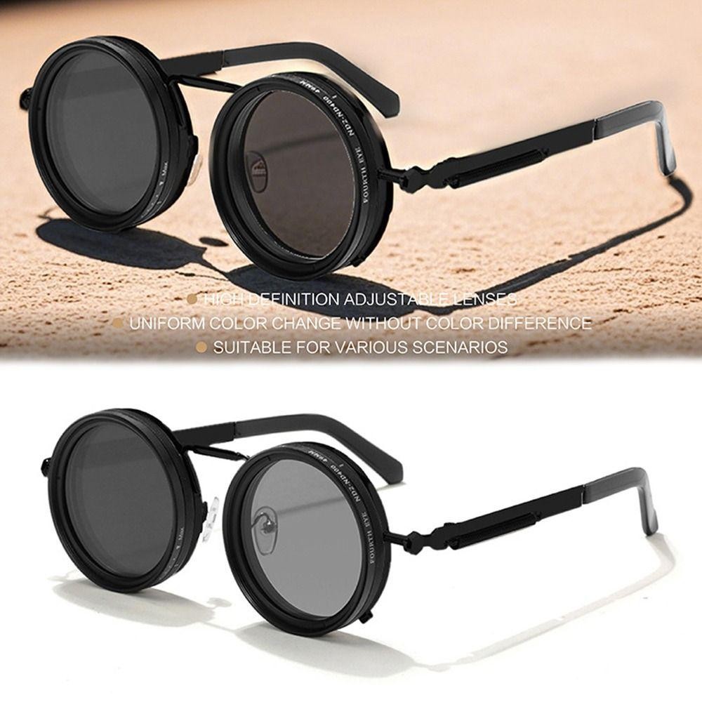 Kính râm phân cực HOBBYIN, Kính mờ có thể điều chỉnh 9 cấp ND2-400, Bộ lọc ND UV400 Kính mắt lái xe