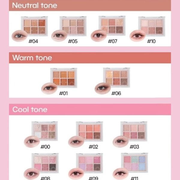 Bảng Phấn Mắt 6 Ô ODBO Signature Eyeshadow OD276 4.8g Mịn Lì Dễ Tán