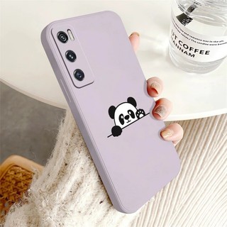 Panda Nhãn Dễ Thương Ốp Lưng Điện Thoại Realme 14T Note 60 60X GT Neo 5 3 2 3T Master Edition Q3 Pro Ốp Lưng Silicon Mềm Chống Sốc