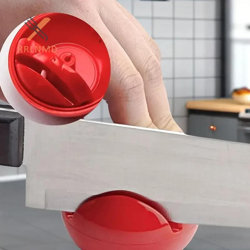RRLNMD 1 cái, Máy mài dao, Dụng cụ mài dao, Đá mài hình cà chua sáng tạo Mini dễ thương, Máy mài dao, Tiện ích nhà bếp MỚI