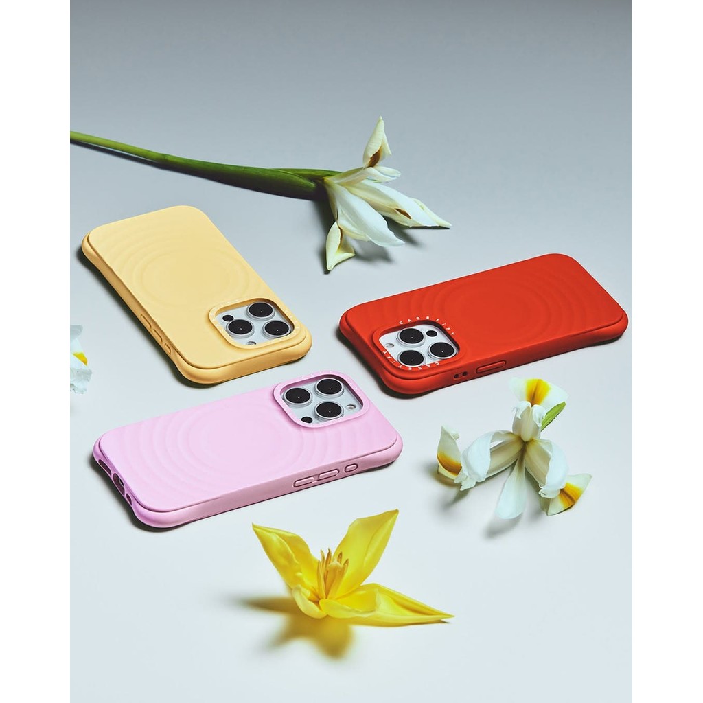 Ốp lưng Ripple - Spring Essentials của CASECASETM Ốp Hút Từ Tính Cho iPhone 16 / 15 / 14 Pro Max Cao Cấp Cảm Ứng Mềm Chống Trơn Trượt Silicon Kết Cấu Bảo Vệ Với Bao Bì Cao Cấp