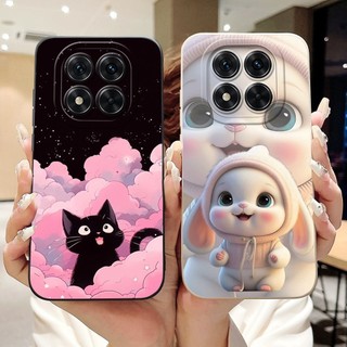 Ốp Lưng Mới Cho Xiaomi Redmi Note 14 Pro 5G Vỏ Hoạt Hình Đáng Yêu Thỏ Mèo Silicon Mềm Cho Redmi Note14 Pro Vỏ