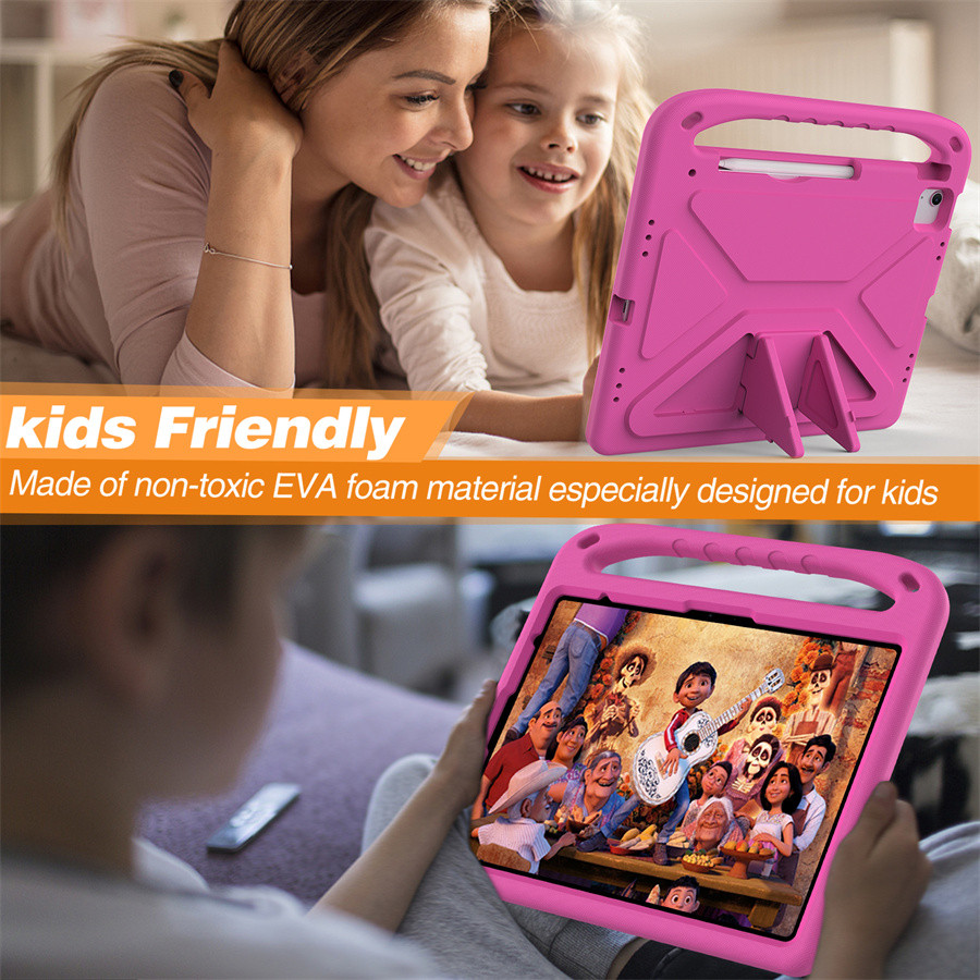 Ốp Lưng Cho iPad Pro 12.9 inch 2022 2021 2020 2018 Vỏ Trẻ Em An Toàn Trẻ Em Máy Tính Bảng Bảo Vệ Chất Liệu Bọt Chống Sốc Vỏ An Toàn Và Chống Rơi