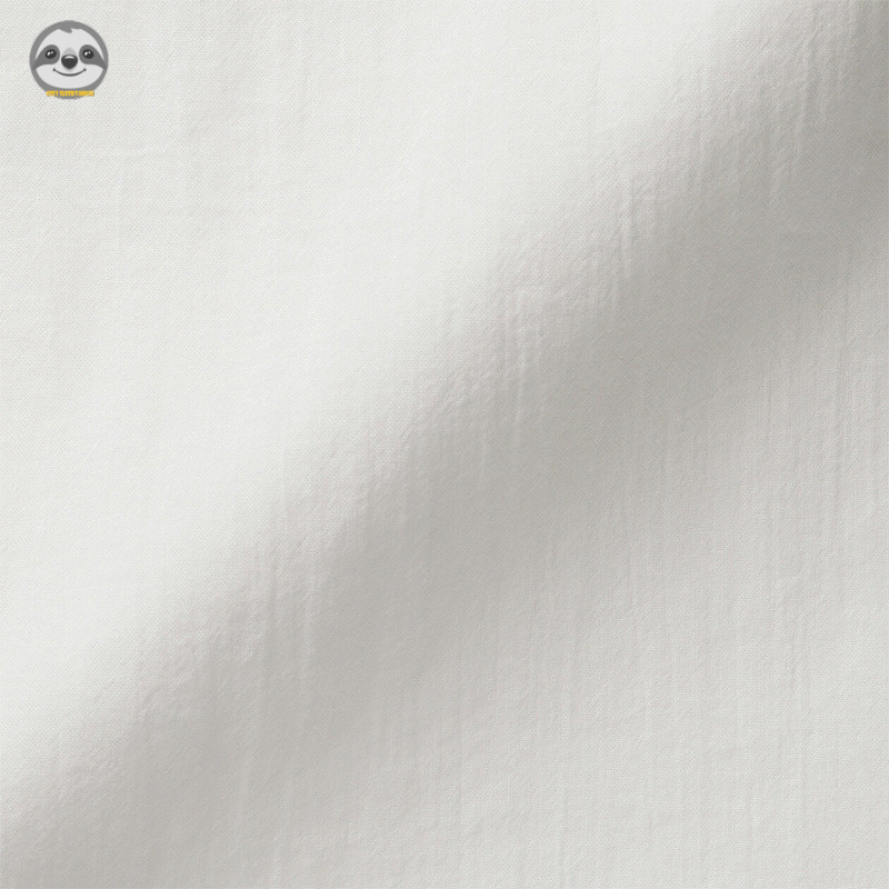 Phong cách Nhật Bản Phong cách Muji / Áo Cotton nữ xoắn chắc chắn kiểu Pháp / dáng rộng mỏng hơn trông văn học tay ngắn