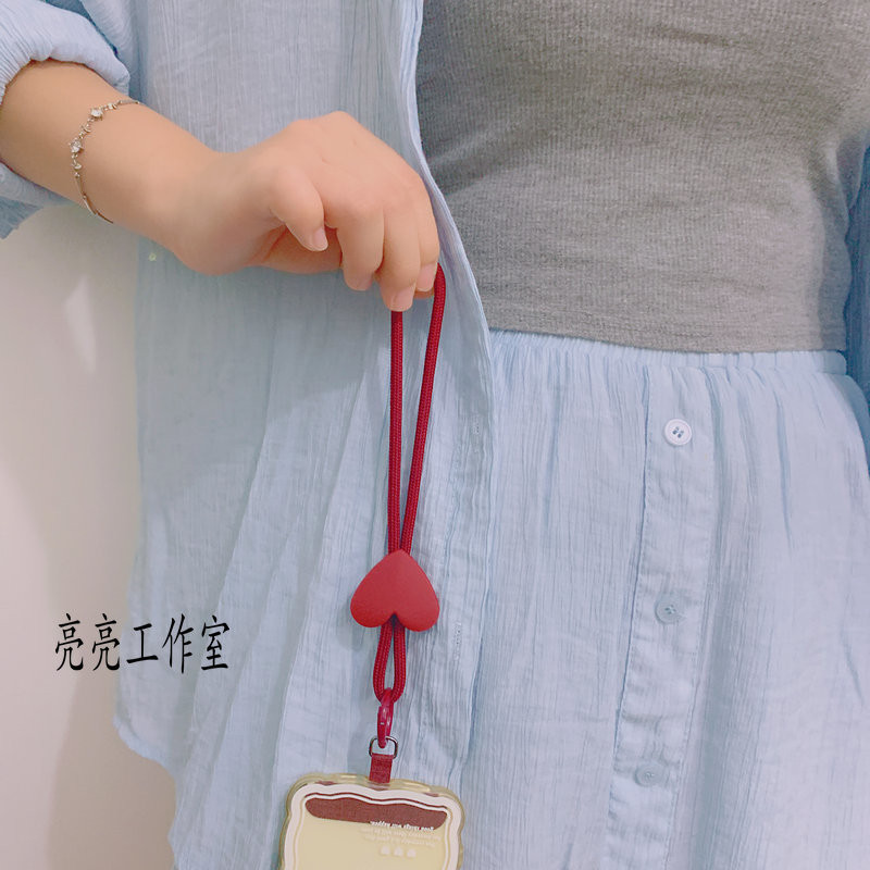 Phụ Kiện Điện Thoại Di Động Sáng Tạo Thời Trang Encore Rượu Vang Đỏ Tình Yêu Điện Thoại Di Động Dây Chống Sốc Dây Đeo Cổ Tay Treo Dây Đeo ccd Camera Treo Dây Xích