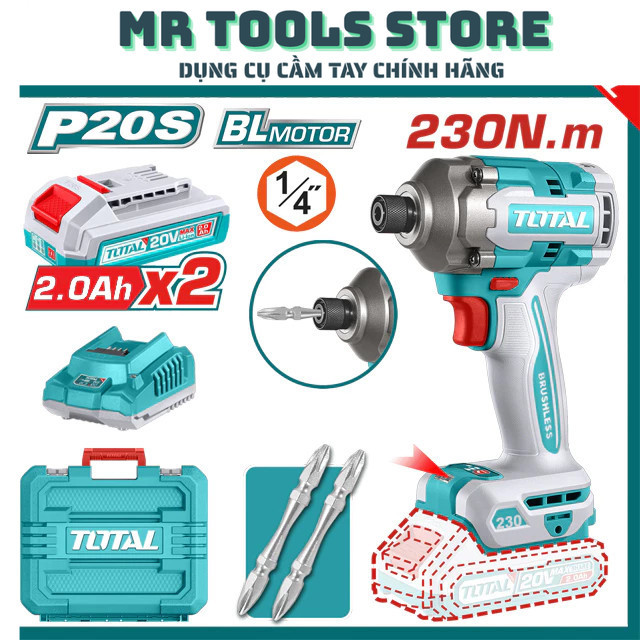 MR TOOLS Máy siết vít dùng pin 20V Total TIRLI2023 | Shopee Việt Nam