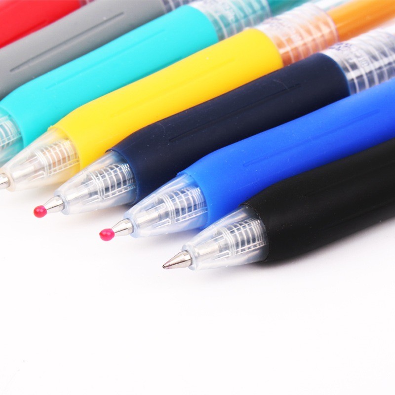 Zebra JJ15 Bút trung tính màu Bút Gel 20 màu Bút chữ ký học sinh Viết mượt mà Cầm bút để tránh trượt