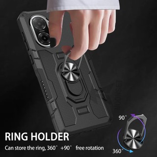 Dành Cho Redmi A5 Ốp điện thoại PC Cứng Lưng Mềm TPU Edge Bảo Vệ Camera Nhẫn Giá Đỡ Chân Đế Chống Sốc Mỏng Vỏ