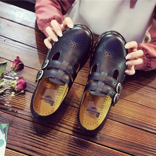 Giày Martin Mary Jane da cổ thấp, size lớn, sẵn hàng