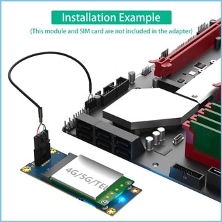 LTE Industrial Mini PCIe to USB 2.0 Adapter Connectors with Card Slot for WWAN