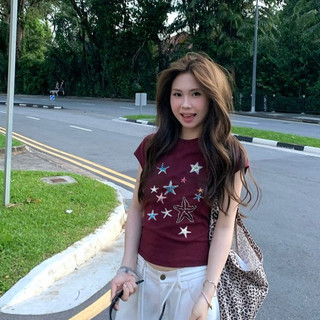 áo baby tee ôm body Xanh đậm áo girl phố mùa hè kiểu nữ sexy style xinh chất áo thun  Eleclassm