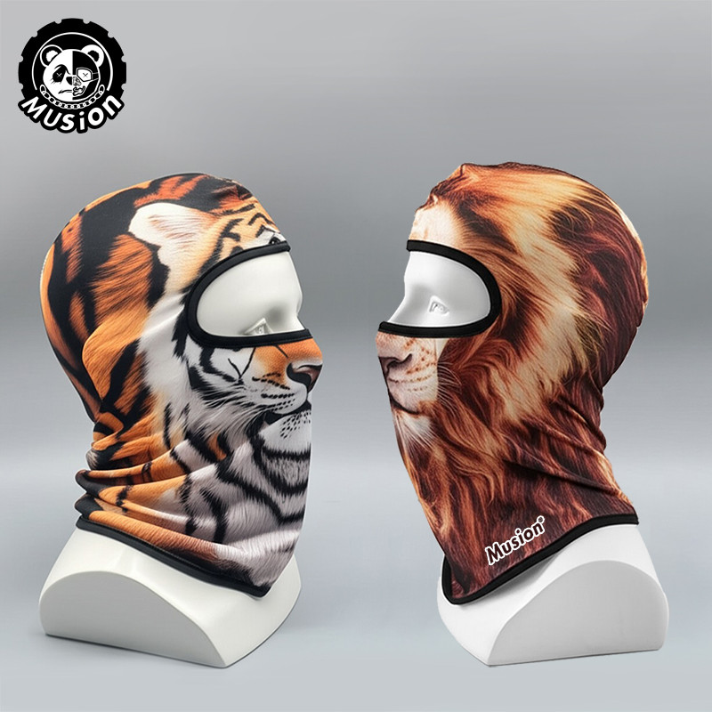 Mặt nạ Musion 3D hình động vật, balaclava full face mask chống tia UV cho xe máy và câu cá