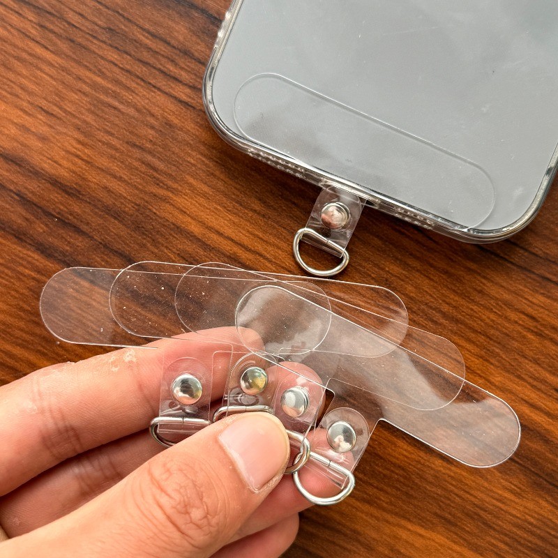 Miếng đệm thẻ dây buộc chống thất lạc có thể tháo rời - Tab Tether điện thoại có thể thay thế chắc chắn mượt mà - Miếng dán dây buộc điện thoại thực tế