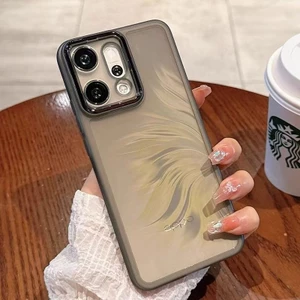 Ốp Điện Thoại Cho OPPO Reno 14 13 12 11 Pro 14F 13F 12F 12 FS 11F 4G 5F Ốp Lưng Bảo Vệ Camera Rơi Trong Suốt Bìa Mềm