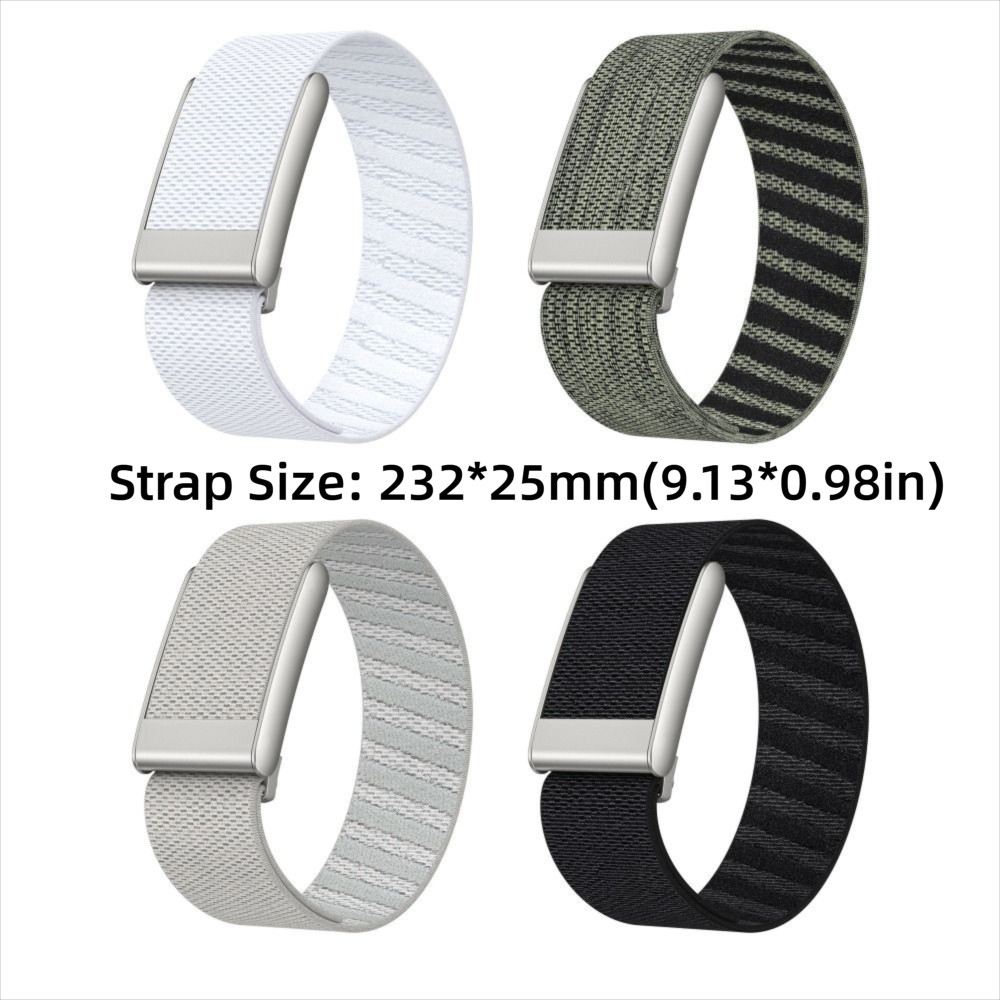 CATIYAHA Fitness Band, Dây đeo thay thế thoáng khí có thể điều chỉnh, Dây đeo theo dõi bảo vệ mềm bằng Nylon cho Whoop 5.0 Life MG / One Peak Nam Nữ