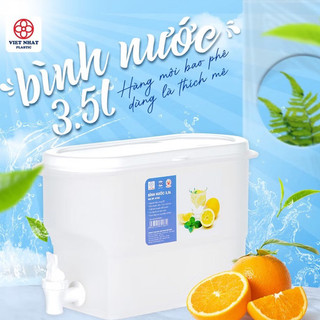 Bình đựng nước có vòi chuyên để tủ lạnh 6785 (3.5L , 4.8L) - Bình đựng nước detox hoa quả có vòi tiện lợi