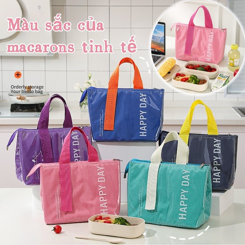 Túi Giữ Nhiệt Hộp Cơm Phiên Bản Cao Cấp,Thiết Kế Đựng Đồ Tiện Lợi, Đẹp, Giữ Nhiệt Hiệu Quả