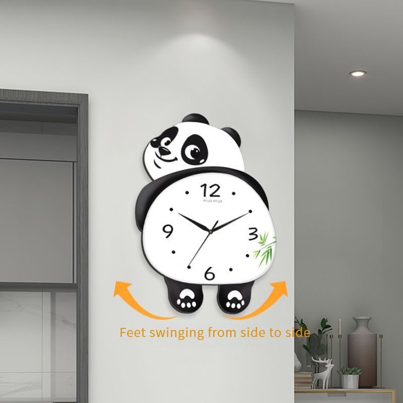Đồng hồ treo tường im lặng sáng tạo, thiết kế hiện đại Trang trí phòng khách
