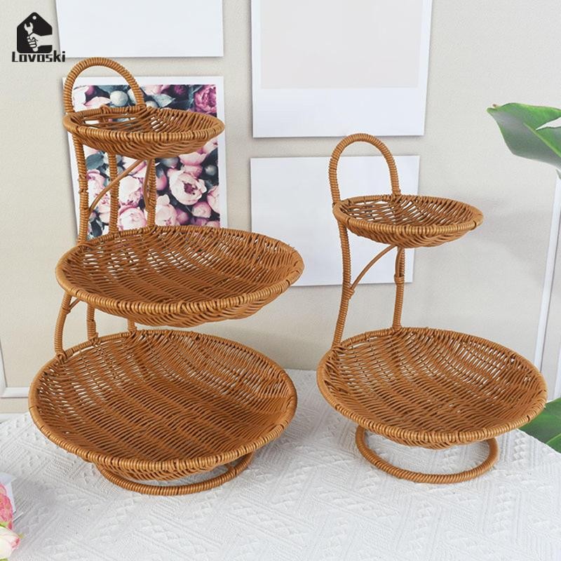 Giỏ rau quả tròn có chân đế cho nhà bếp Chất liệu PP tại nhà