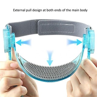 JKDESIGN Phiên bản trẻ em Nẹp cổ, Bộ chỉnh sửa tư thế có thể gập lại, TPU di động Giảm cột sống cổ tử cung Hiệu chỉnh cổ Thiết bị kéo cổ Văn phòng và gia đình