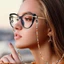 Dây chuyền kính râm pha lê lê RTJIFSS, Dây chuyền kính mắt thủy tinh hữu cơ chống mất, Kính giữ kính mắt Kính đọc sách thời trang Dây kính dành cho nữ Cô gái