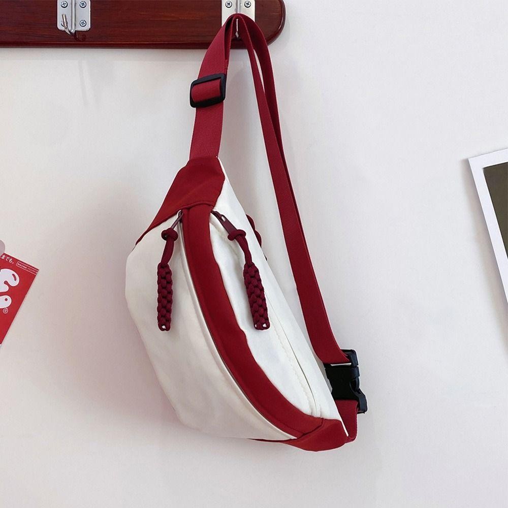 Túi đeo thắt lưng HOBBYIN, Túi đeo ngực nữ đa chức năng màu sắc phù hợp, Vải di động Giải trí Túi đeo thắt lưng chạy bộ dung tích lớn Thể thao
