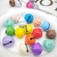 10 Cái/gói 22mm Kẹo Màu Sơn Nướng Kim Loại Một Chữ Mở Chuông Tự Làm Đồ Trang Trí Móc Khóa Vật Liệu Trang Trí Giáng Sinh