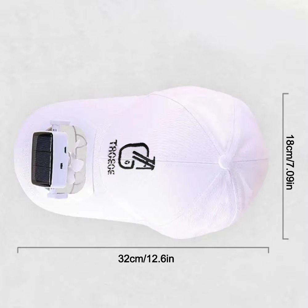 Mũ bóng chày Hobbyin tích hợp quạt sạc USB, sunhat chống nắng cho cả nam và nữ